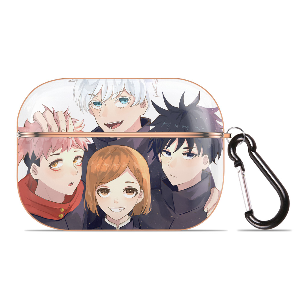 （画像用） 呪術廻戦 Jujutsu Kaisen 【AirPods Pro用】ハードシェル保護ケース｜耐衝撃・防指紋・カラビナ付き商品仕様