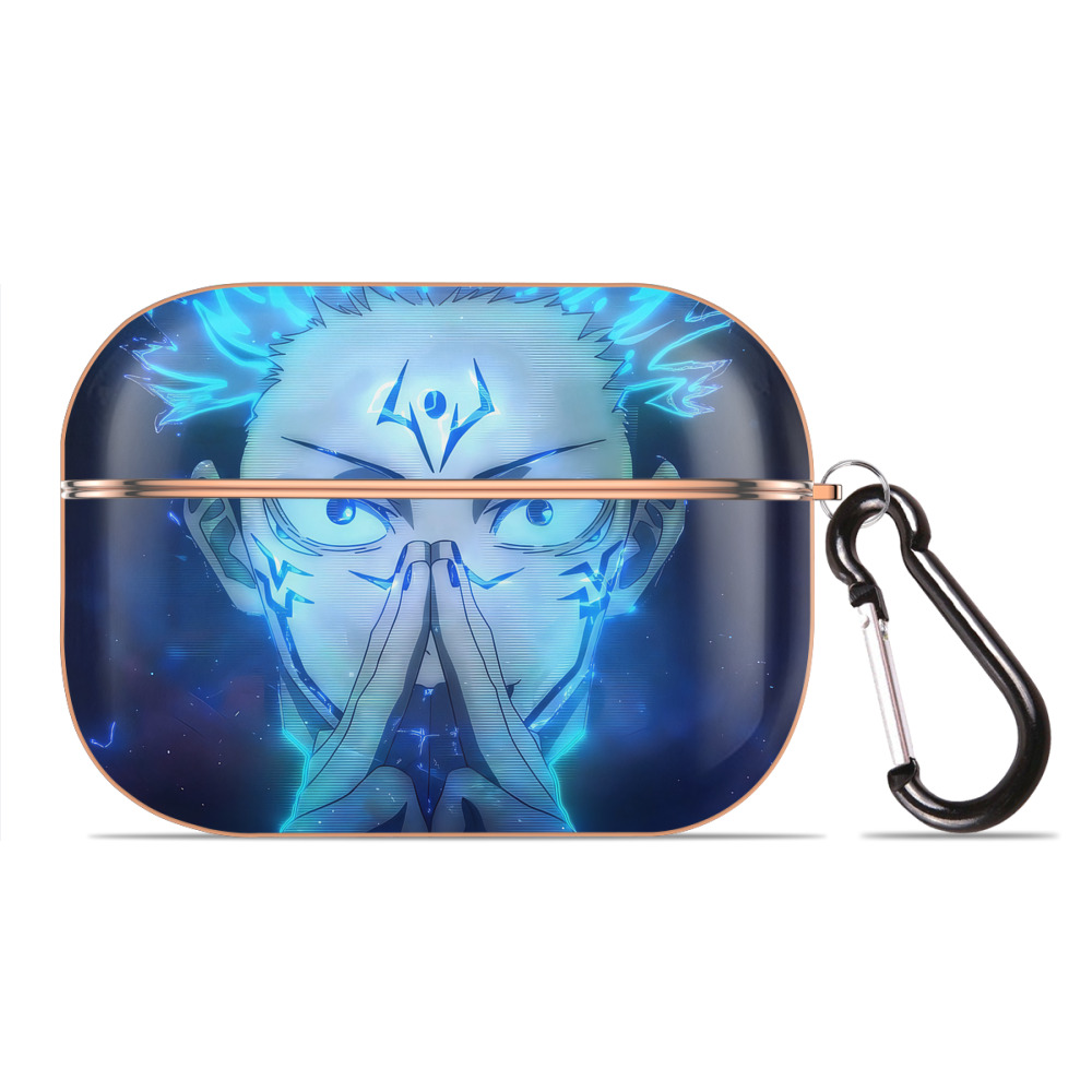 （画像用） 呪術廻戦 Jujutsu Kaisen 【AirPods Pro用】ハードシェル保護ケース｜耐衝撃・防指紋・カラビナ付き商品仕様