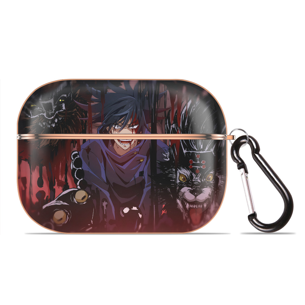 （画像用） 呪術廻戦 Jujutsu Kaisen 【AirPods Pro用】ハードシェル保護ケース｜耐衝撃・防指紋・カラビナ付き商品仕様