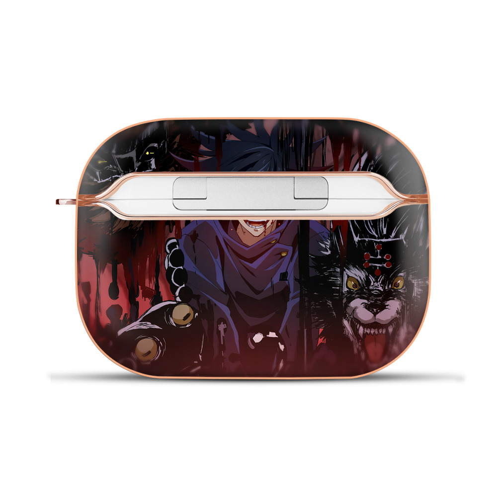 （画像用） 呪術廻戦 Jujutsu Kaisen 【AirPods Pro用】ハードシェル保護ケース｜耐衝撃・防指紋・カラビナ付き商品仕様