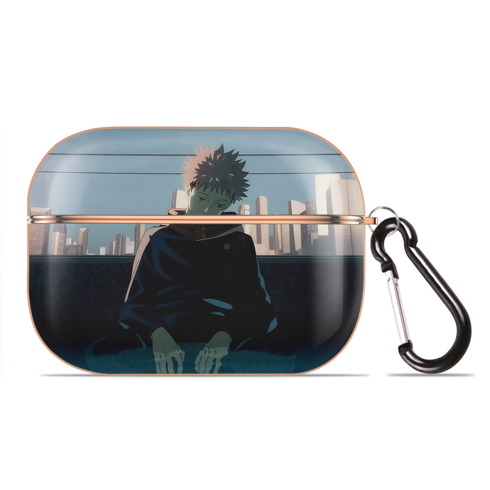 （画像用） 呪術廻戦 Jujutsu Kaisen 【AirPods Pro用】ハードシェル保護ケース｜耐衝撃・防指紋・カラビナ付き商品仕様
