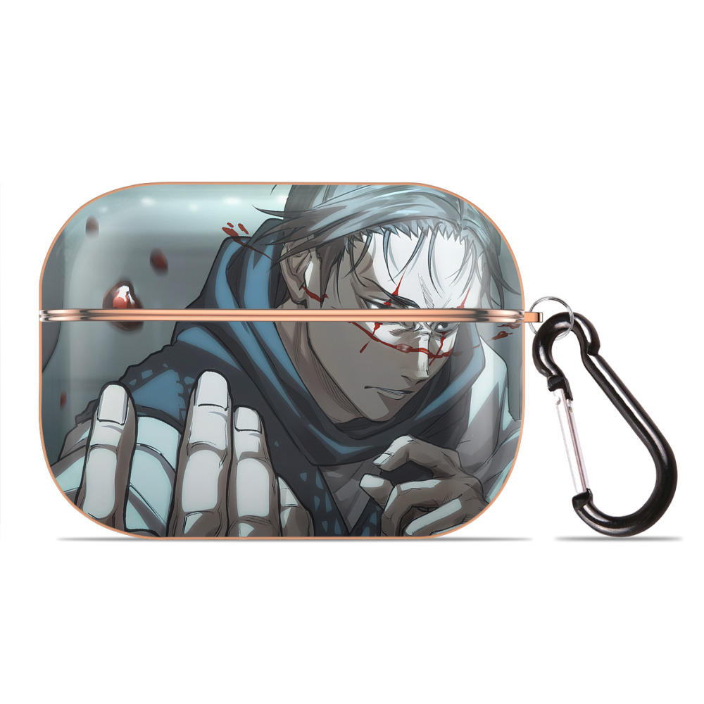 （画像用） 呪術廻戦 Jujutsu Kaisen 【AirPods Pro用】ハードシェル保護ケース｜耐衝撃・防指紋・カラビナ付き商品仕様
