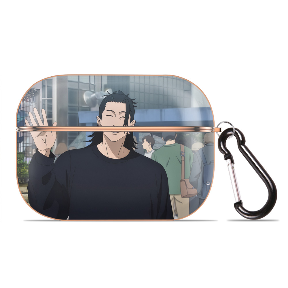 （画像用） 呪術廻戦 Jujutsu Kaisen 【AirPods Pro用】ハードシェル保護ケース｜耐衝撃・防指紋・カラビナ付き商品仕様
