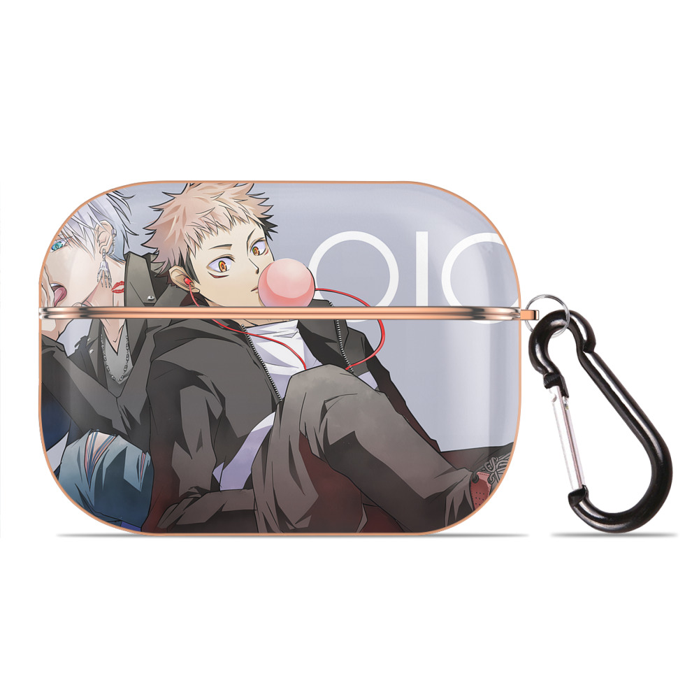 （画像用） 呪術廻戦 Jujutsu Kaisen 【AirPods Pro用】ハードシェル保護ケース｜耐衝撃・防指紋・カラビナ付き商品仕様