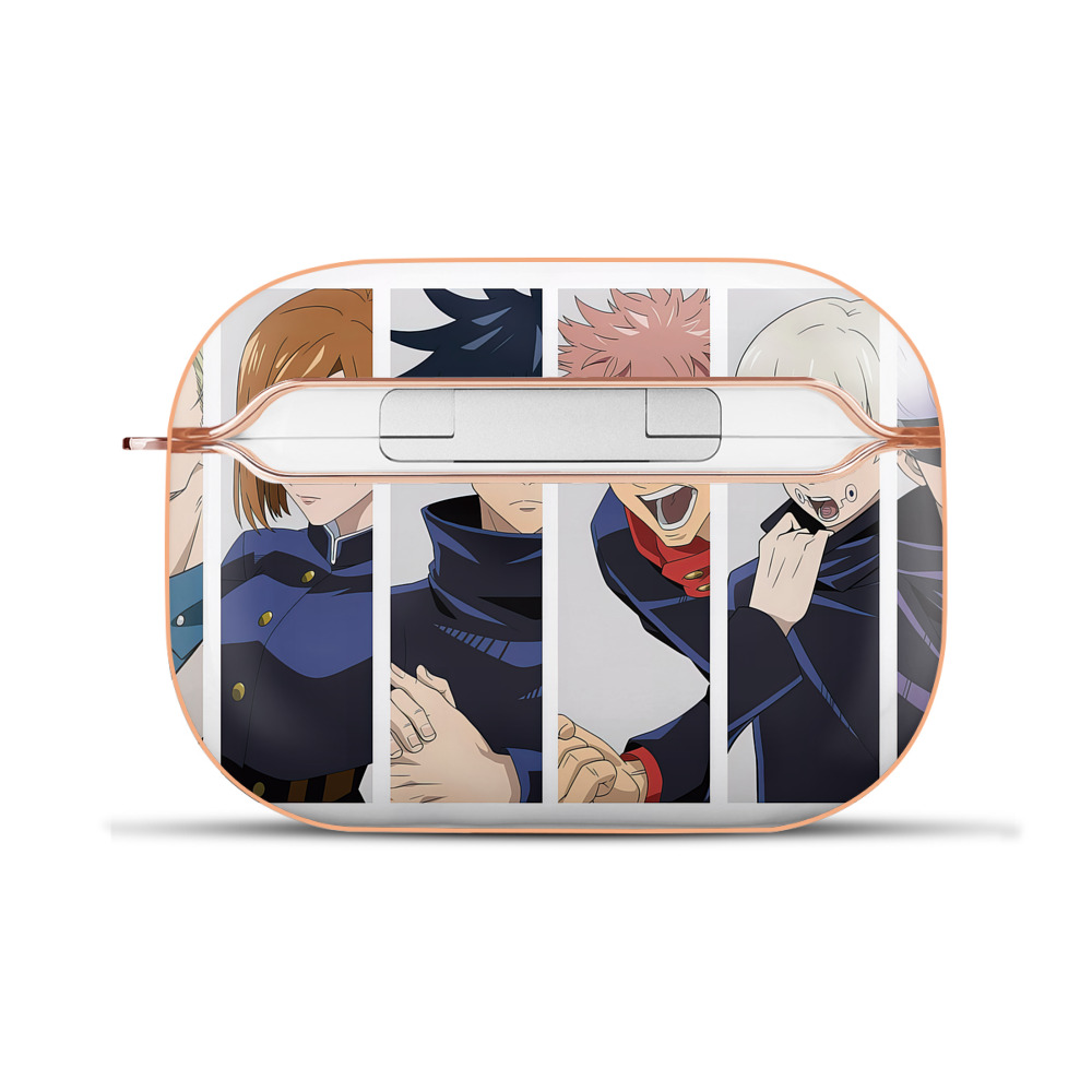 （画像用） 呪術廻戦 Jujutsu Kaisen 【AirPods Pro用】ハードシェル保護ケース｜耐衝撃・防指紋・カラビナ付き商品仕様