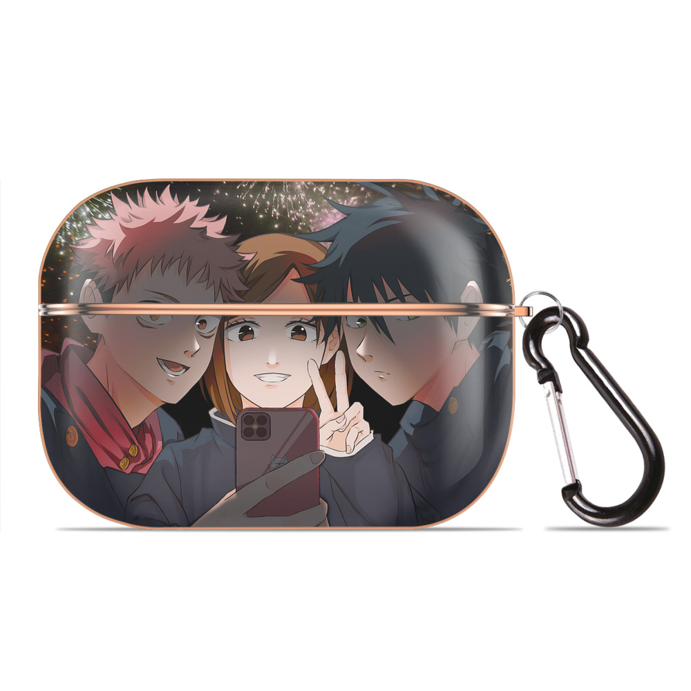 （画像用） 呪術廻戦 Jujutsu Kaisen 【AirPods Pro用】ハードシェル保護ケース｜耐衝撃・防指紋・カラビナ付き商品仕様