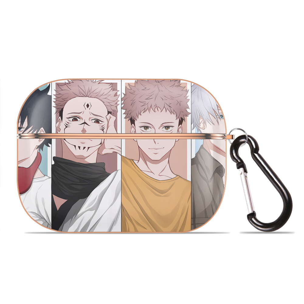（画像用） 呪術廻戦 Jujutsu Kaisen 【AirPods Pro用】ハードシェル保護ケース｜耐衝撃・防指紋・カラビナ付き商品仕様