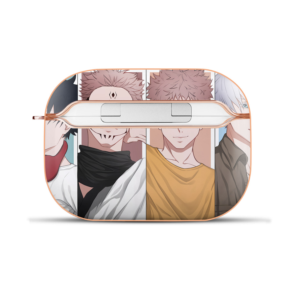 （画像用） 呪術廻戦 Jujutsu Kaisen 【AirPods Pro用】ハードシェル保護ケース｜耐衝撃・防指紋・カラビナ付き商品仕様