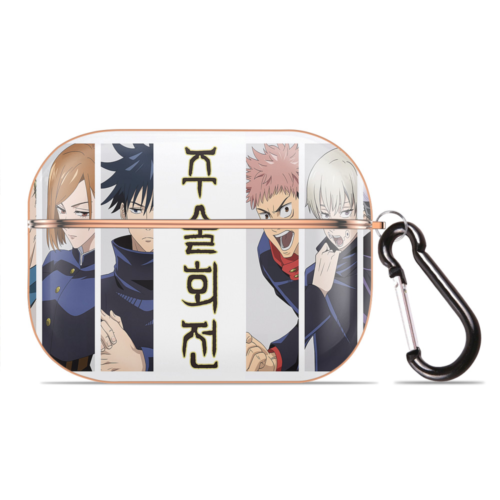 （画像用） 呪術廻戦 Jujutsu Kaisen 【AirPods Pro用】ハードシェル保護ケース｜耐衝撃・防指紋・カラビナ付き商品仕様
