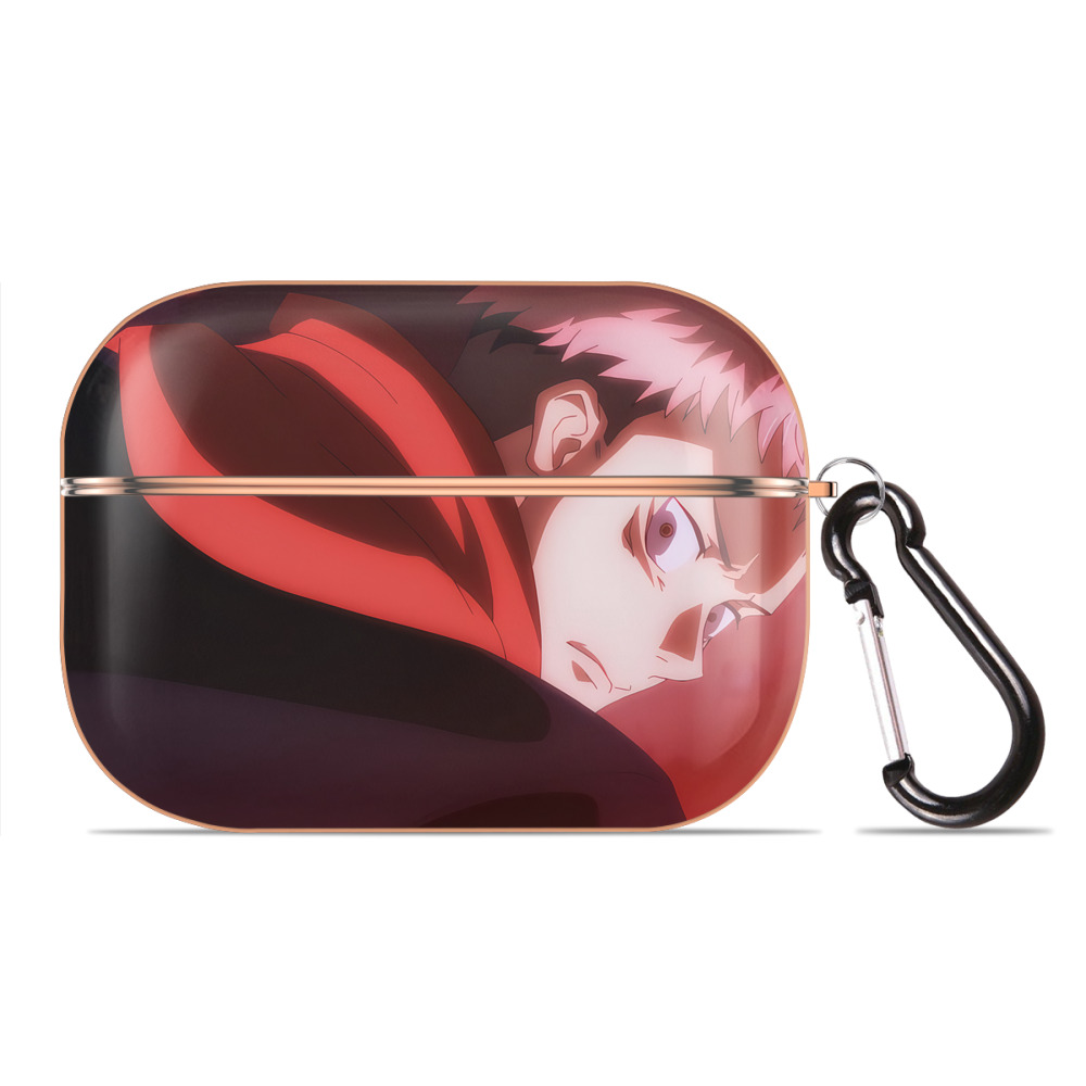 （画像用） 呪術廻戦 Jujutsu Kaisen 【AirPods Pro用】ハードシェル保護ケース｜耐衝撃・防指紋・カラビナ付き商品仕様
