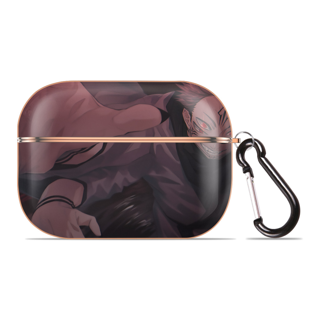 （画像用） 呪術廻戦 Jujutsu Kaisen 【AirPods Pro用】ハードシェル保護ケース｜耐衝撃・防指紋・カラビナ付き商品仕様