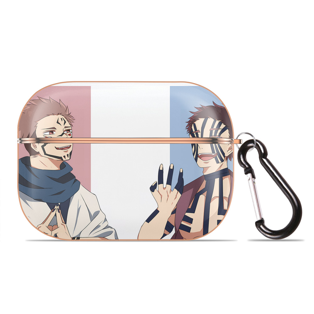 （画像用） 呪術廻戦 Jujutsu Kaisen 【AirPods Pro用】ハードシェル保護ケース｜耐衝撃・防指紋・カラビナ付き商品仕様