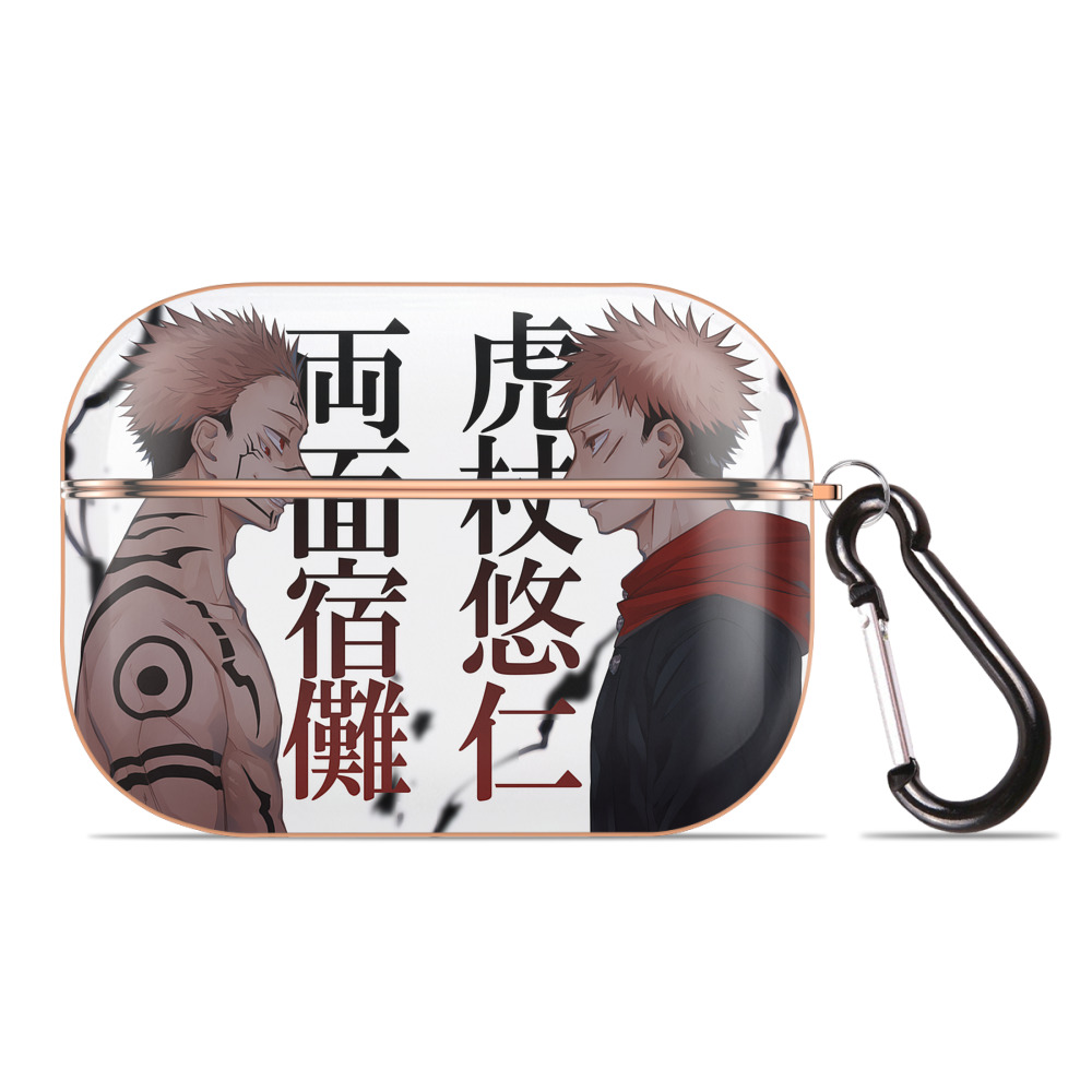 （画像用） 呪術廻戦 Jujutsu Kaisen 【AirPods Pro用】ハードシェル保護ケース｜耐衝撃・防指紋・カラビナ付き商品仕様