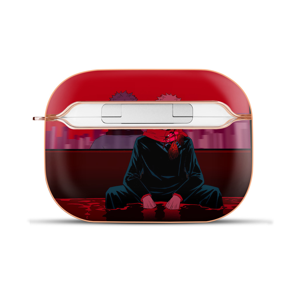 （画像用） 呪術廻戦 Jujutsu Kaisen 【AirPods Pro用】ハードシェル保護ケース｜耐衝撃・防指紋・カラビナ付き商品仕様