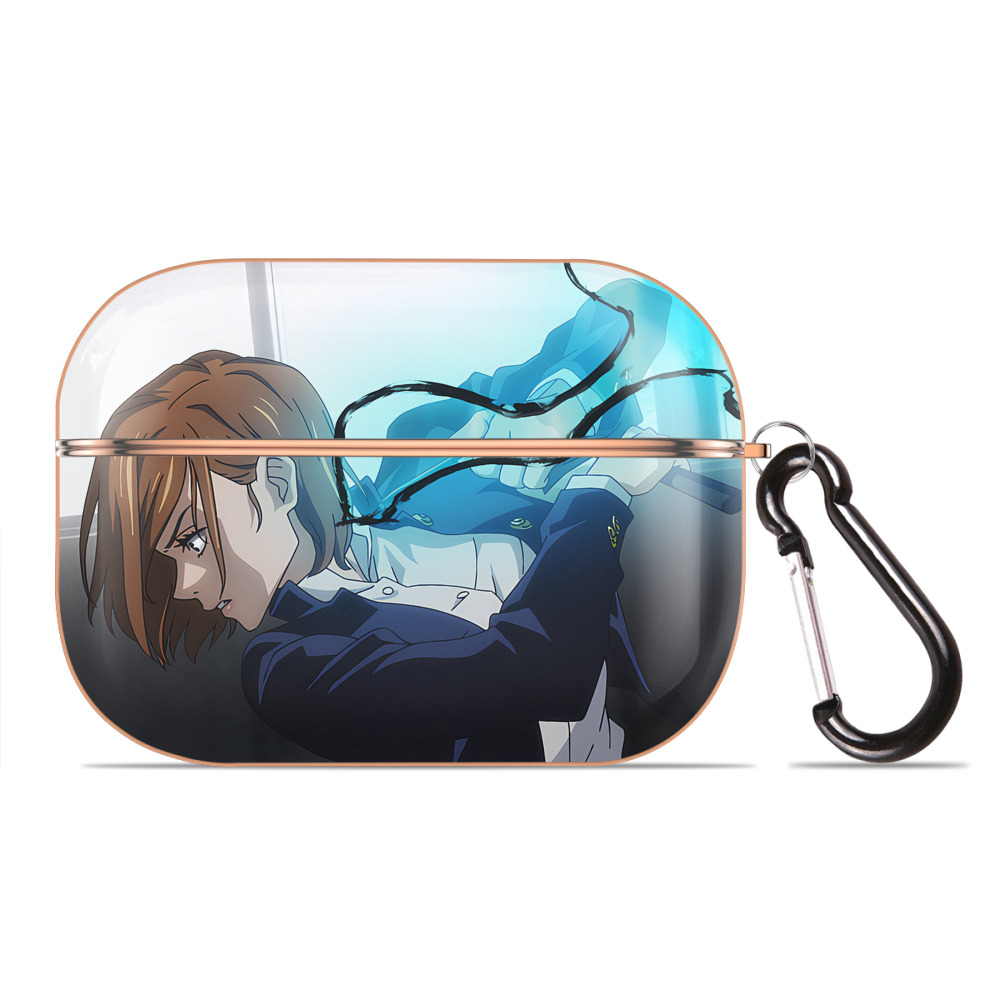 （画像用） 呪術廻戦 Jujutsu Kaisen 【AirPods Pro用】ハードシェル保護ケース｜耐衝撃・防指紋・カラビナ付き商品仕様