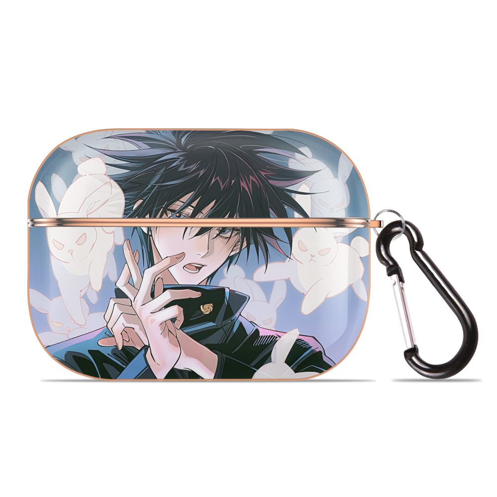 （画像用） 呪術廻戦 Jujutsu Kaisen 【AirPods Pro用】ハードシェル保護ケース｜耐衝撃・防指紋・カラビナ付き商品仕様