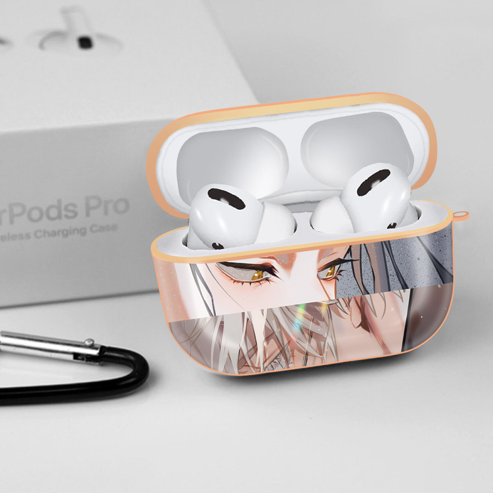 呪術廻戦 Jujutsu Kaisen 【AirPods Pro用】ハードシェル保護ケース｜耐衝撃・防指紋・カラビナ付き商品仕様