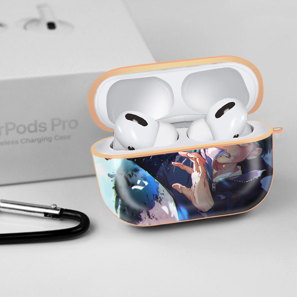 呪術廻戦 Jujutsu Kaisen 【AirPods Pro用】ハードシェル保護ケース｜耐衝撃・防指紋・カラビナ付き商品仕様