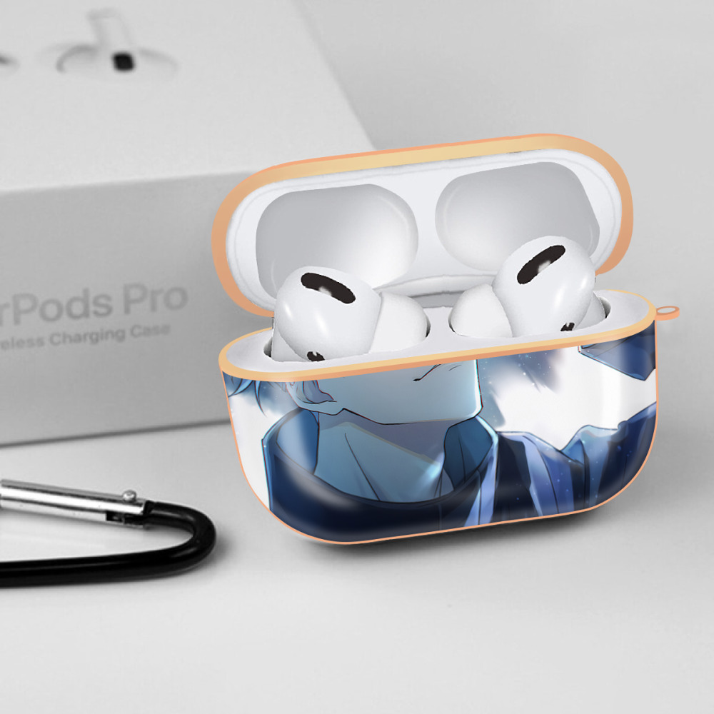 呪術廻戦 Jujutsu Kaisen 【AirPods Pro用】ハードシェル保護ケース｜耐衝撃・防指紋・カラビナ付き商品仕様
