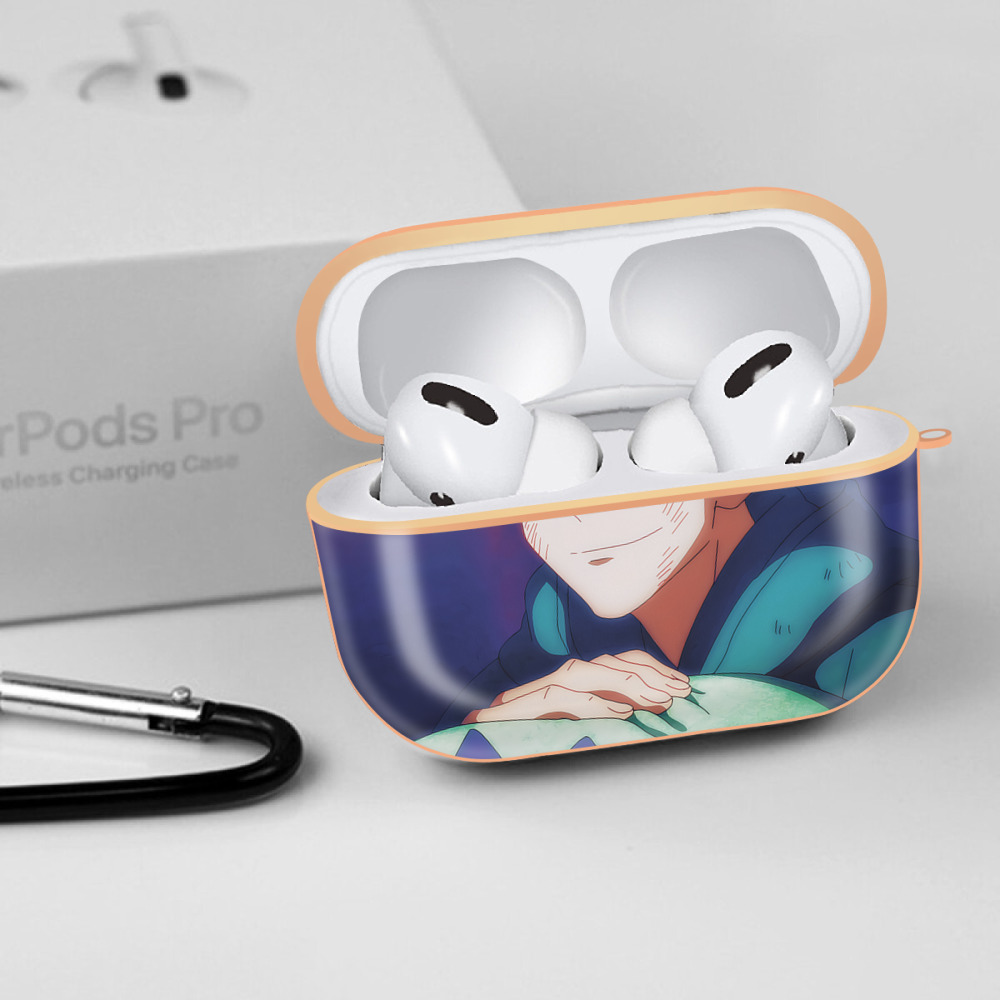 呪術廻戦 Jujutsu Kaisen 【AirPods Pro用】ハードシェル保護ケース｜耐衝撃・防指紋・カラビナ付き商品仕様