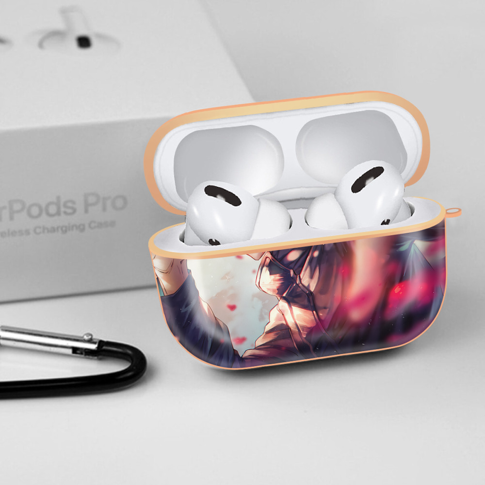 呪術廻戦 Jujutsu Kaisen 【AirPods Pro用】ハードシェル保護ケース｜耐衝撃・防指紋・カラビナ付き商品仕様
