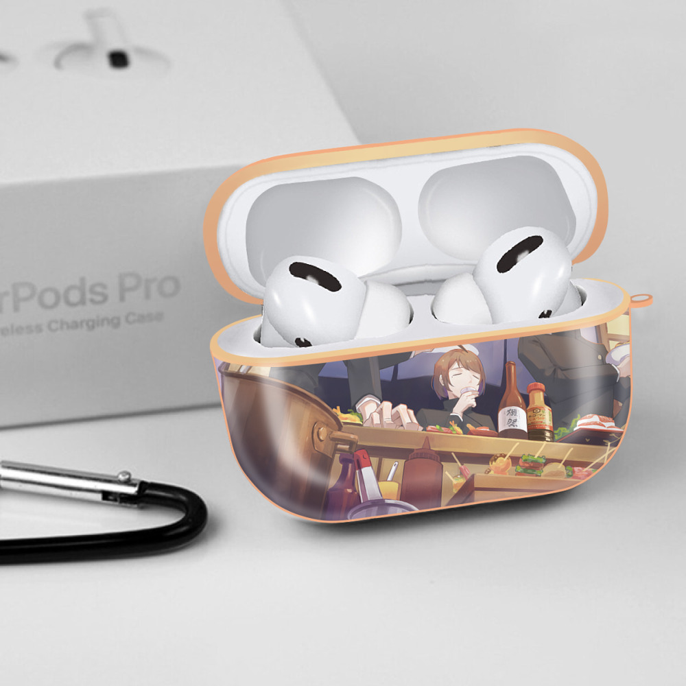呪術廻戦 Jujutsu Kaisen 【AirPods Pro用】ハードシェル保護ケース｜耐衝撃・防指紋・カラビナ付き商品仕様