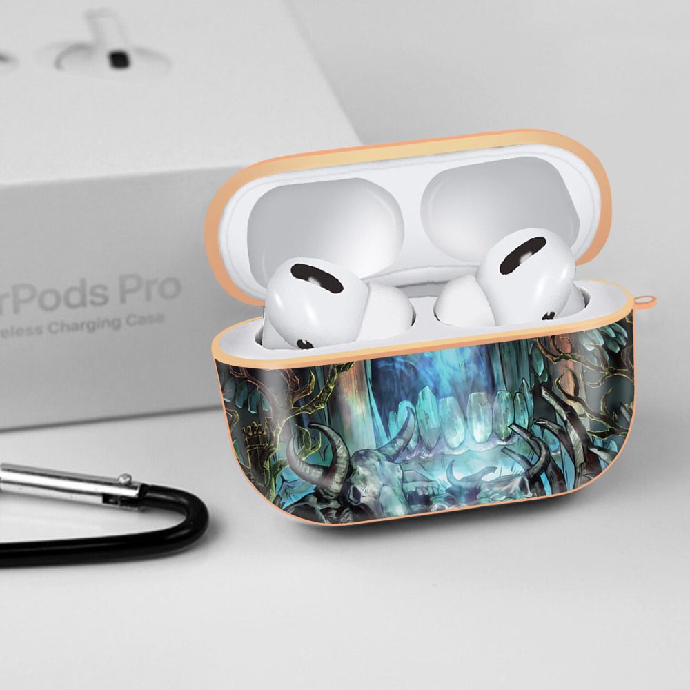 呪術廻戦 Jujutsu Kaisen 【AirPods Pro用】ハードシェル保護ケース｜耐衝撃・防指紋・カラビナ付き商品仕様