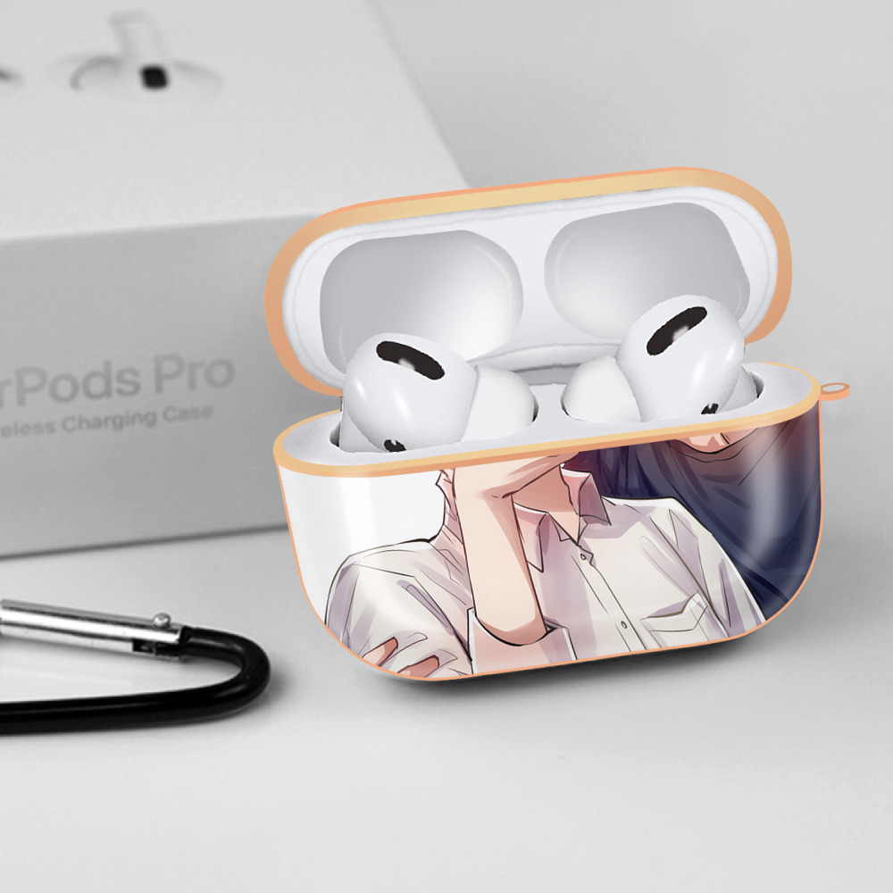 呪術廻戦 Jujutsu Kaisen 【AirPods Pro用】ハードシェル保護ケース｜耐衝撃・防指紋・カラビナ付き商品仕様