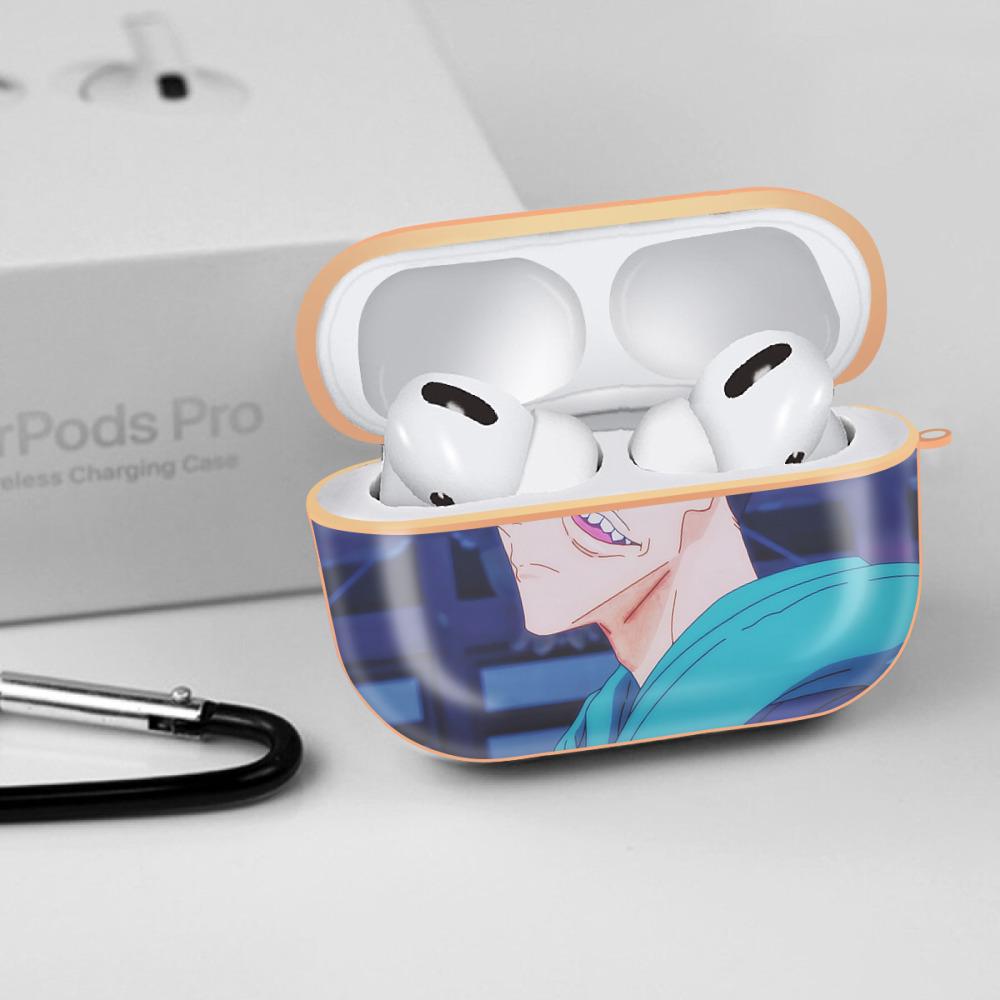 呪術廻戦 Jujutsu Kaisen 【AirPods Pro用】ハードシェル保護ケース｜耐衝撃・防指紋・カラビナ付き商品仕様