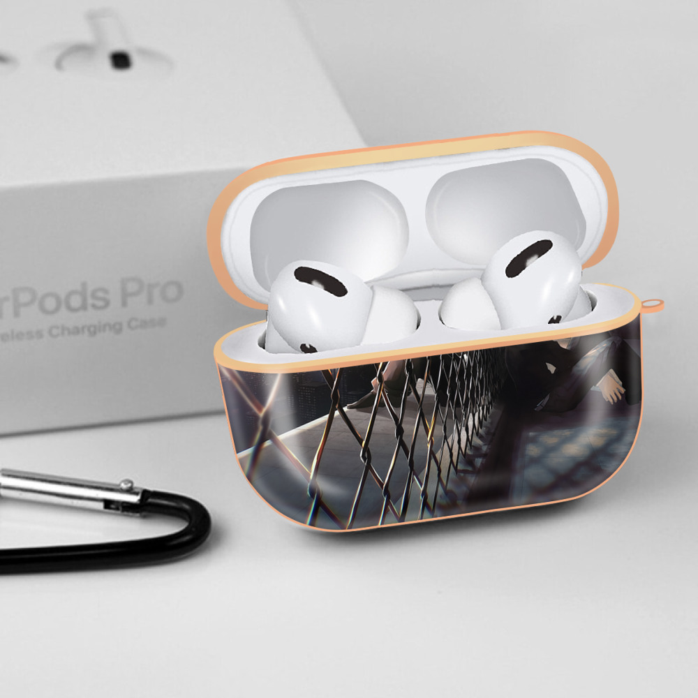 呪術廻戦 Jujutsu Kaisen 【AirPods Pro用】ハードシェル保護ケース｜耐衝撃・防指紋・カラビナ付き商品仕様