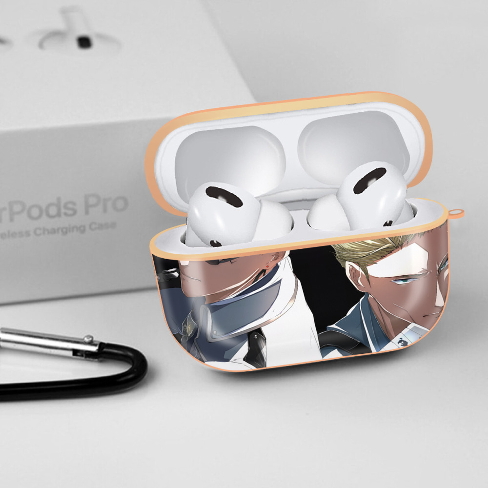 呪術廻戦 Jujutsu Kaisen 【AirPods Pro用】ハードシェル保護ケース｜耐衝撃・防指紋・カラビナ付き商品仕様