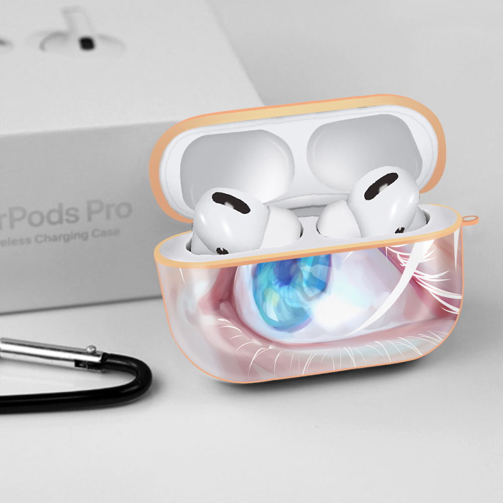 呪術廻戦 Jujutsu Kaisen 【AirPods Pro用】ハードシェル保護ケース｜耐衝撃・防指紋・カラビナ付き商品仕様