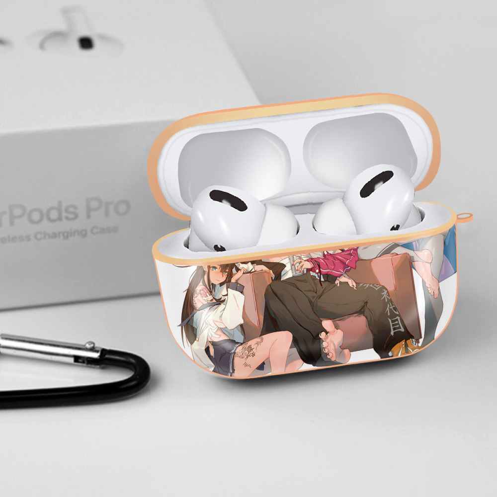呪術廻戦 Jujutsu Kaisen 【AirPods Pro用】ハードシェル保護ケース｜耐衝撃・防指紋・カラビナ付き商品仕様