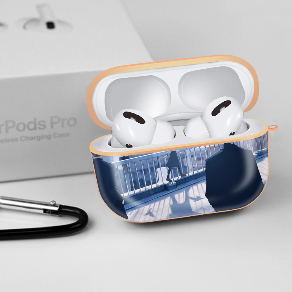 呪術廻戦 Jujutsu Kaisen 【AirPods Pro用】ハードシェル保護ケース｜耐衝撃・防指紋・カラビナ付き商品仕様