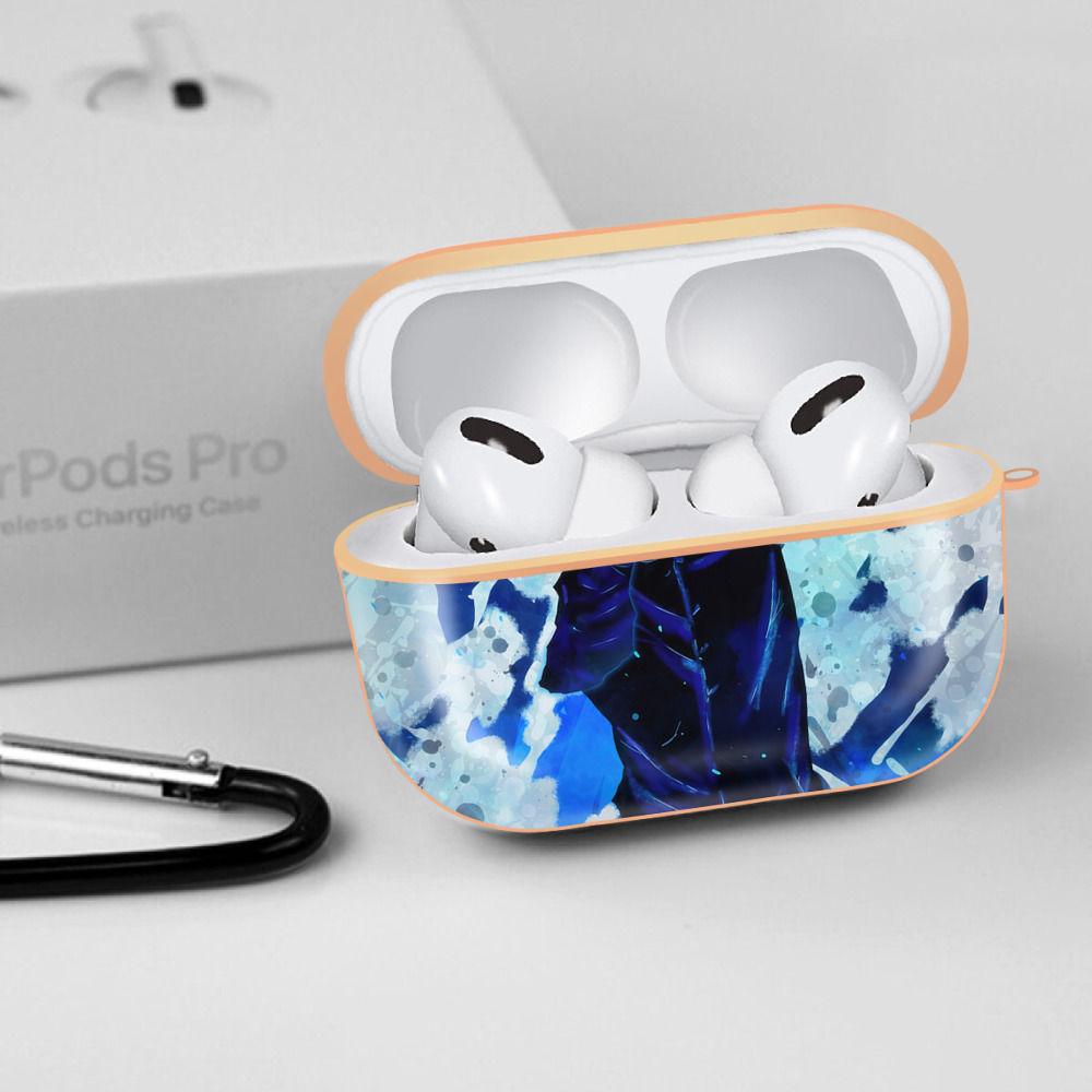 呪術廻戦 Jujutsu Kaisen 【AirPods Pro用】ハードシェル保護ケース｜耐衝撃・防指紋・カラビナ付き商品仕様