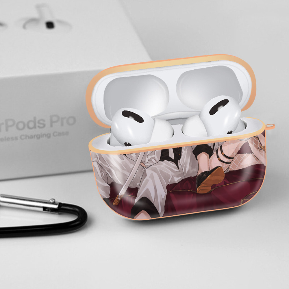 呪術廻戦 Jujutsu Kaisen 【AirPods Pro用】ハードシェル保護ケース｜耐衝撃・防指紋・カラビナ付き商品仕様