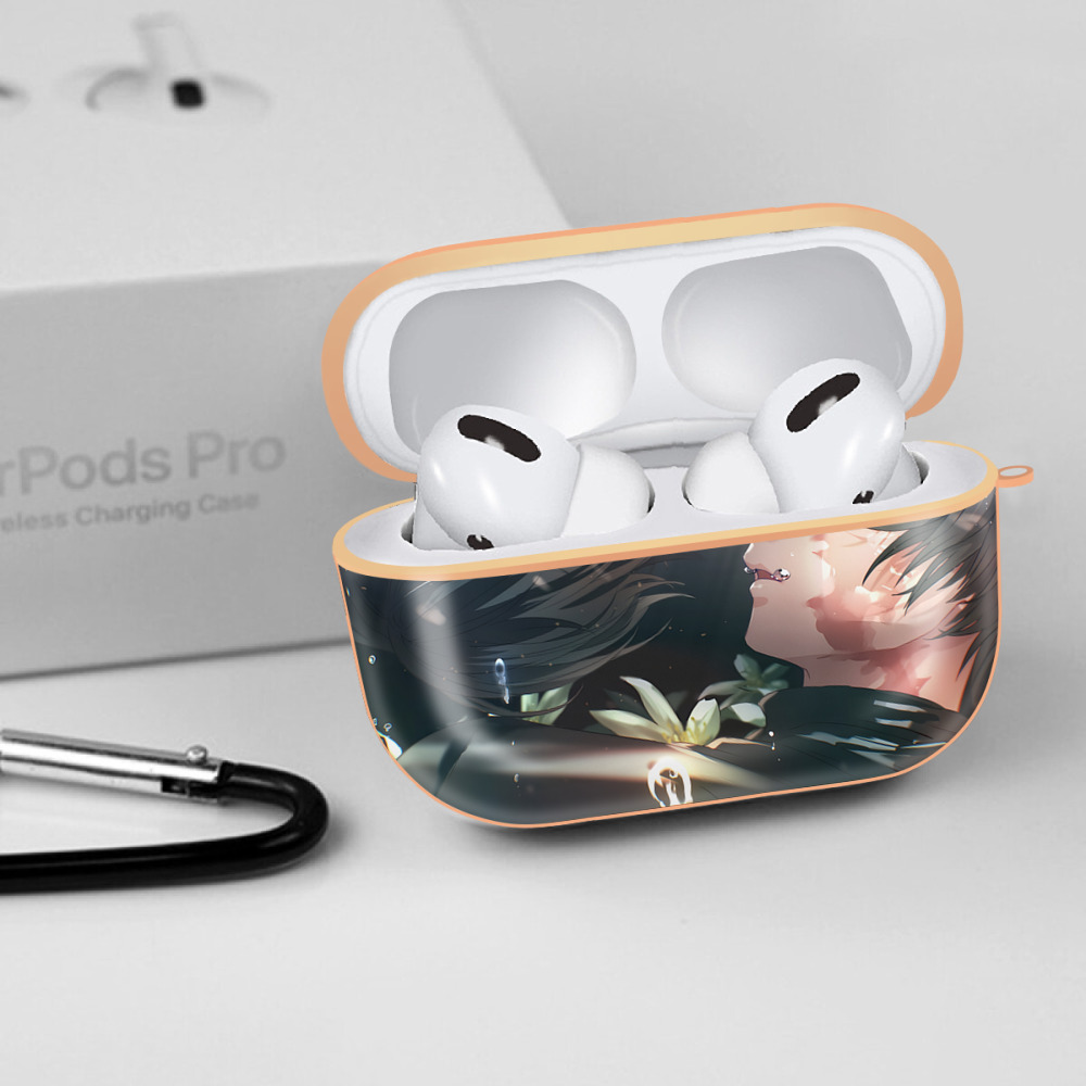 呪術廻戦 Jujutsu Kaisen 【AirPods Pro用】ハードシェル保護ケース｜耐衝撃・防指紋・カラビナ付き商品仕様