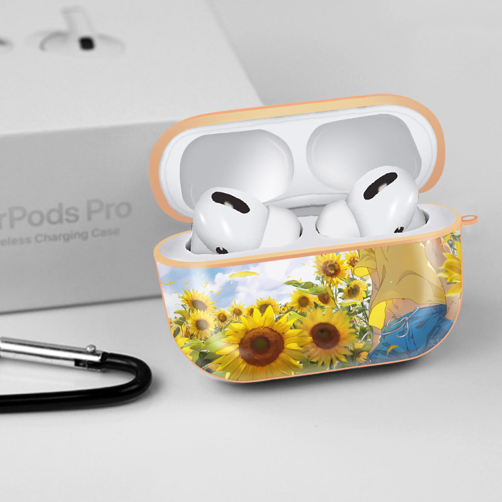 呪術廻戦 Jujutsu Kaisen 【AirPods Pro用】ハードシェル保護ケース｜耐衝撃・防指紋・カラビナ付き商品仕様