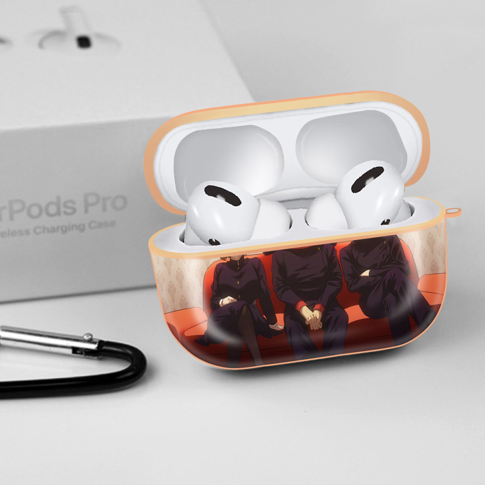 呪術廻戦 Jujutsu Kaisen 【AirPods Pro用】ハードシェル保護ケース｜耐衝撃・防指紋・カラビナ付き商品仕様