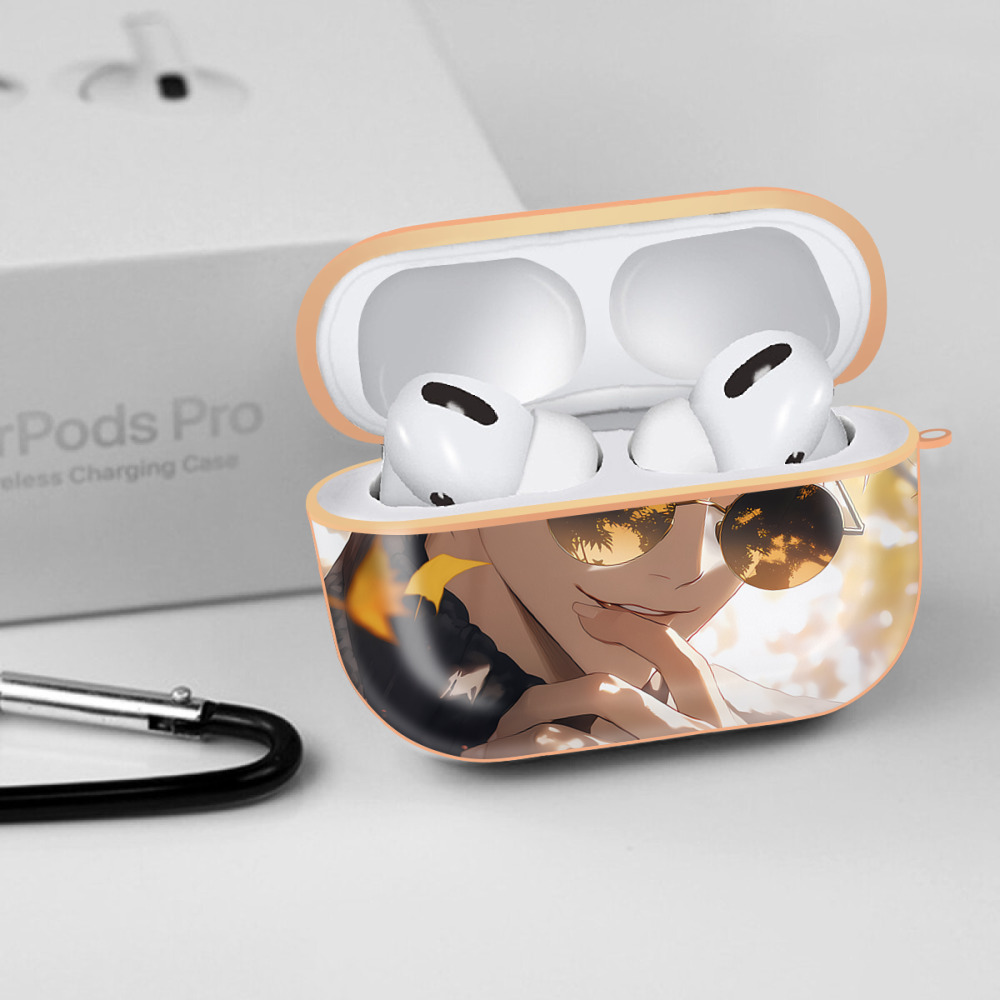 呪術廻戦 Jujutsu Kaisen 【AirPods Pro用】ハードシェル保護ケース｜耐衝撃・防指紋・カラビナ付き商品仕様