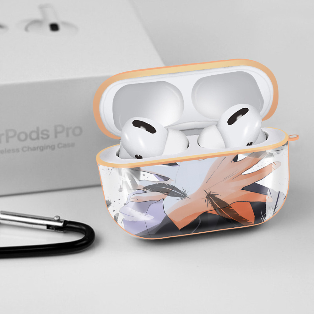 呪術廻戦 Jujutsu Kaisen 【AirPods Pro用】ハードシェル保護ケース｜耐衝撃・防指紋・カラビナ付き商品仕様