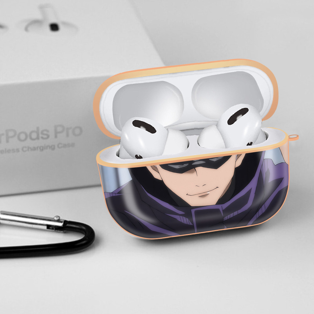 呪術廻戦 Jujutsu Kaisen 【AirPods Pro用】ハードシェル保護ケース｜耐衝撃・防指紋・カラビナ付き商品仕様