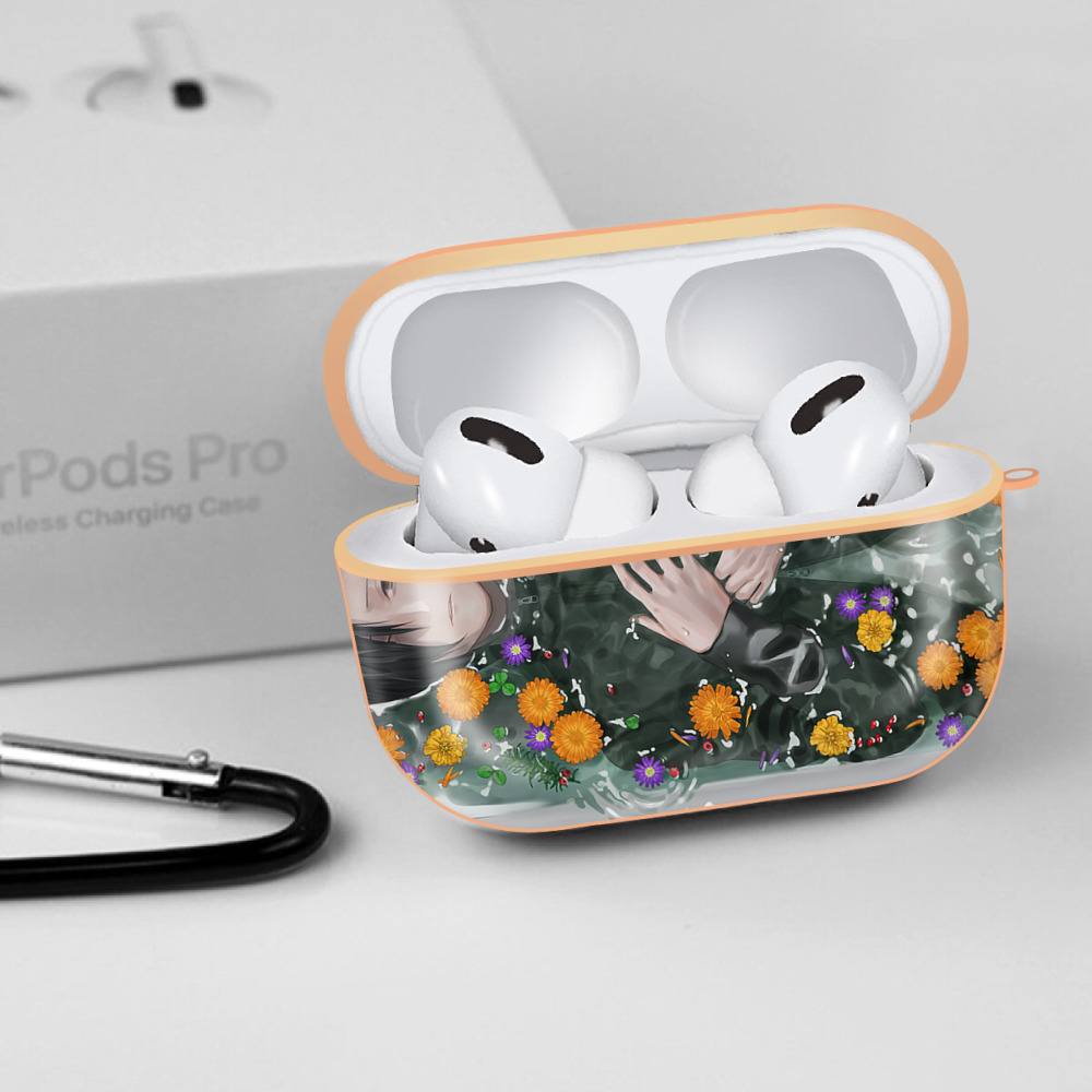 呪術廻戦 Jujutsu Kaisen 【AirPods Pro用】ハードシェル保護ケース｜耐衝撃・防指紋・カラビナ付き商品仕様