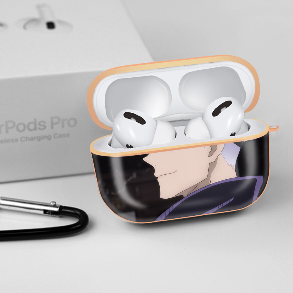 呪術廻戦 Jujutsu Kaisen 【AirPods Pro用】ハードシェル保護ケース｜耐衝撃・防指紋・カラビナ付き商品仕様