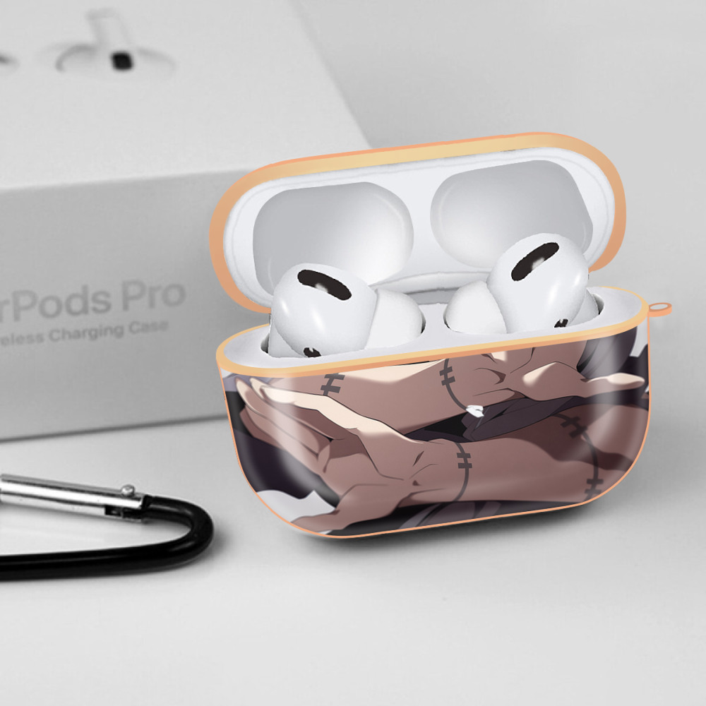 呪術廻戦 Jujutsu Kaisen 【AirPods Pro用】ハードシェル保護ケース｜耐衝撃・防指紋・カラビナ付き商品仕様