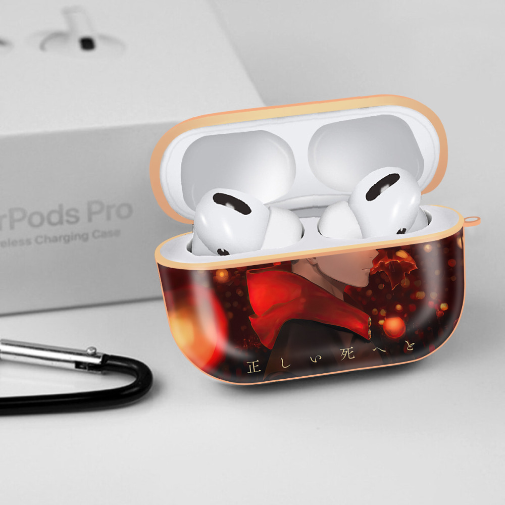 呪術廻戦 Jujutsu Kaisen 【AirPods Pro用】ハードシェル保護ケース｜耐衝撃・防指紋・カラビナ付き商品仕様