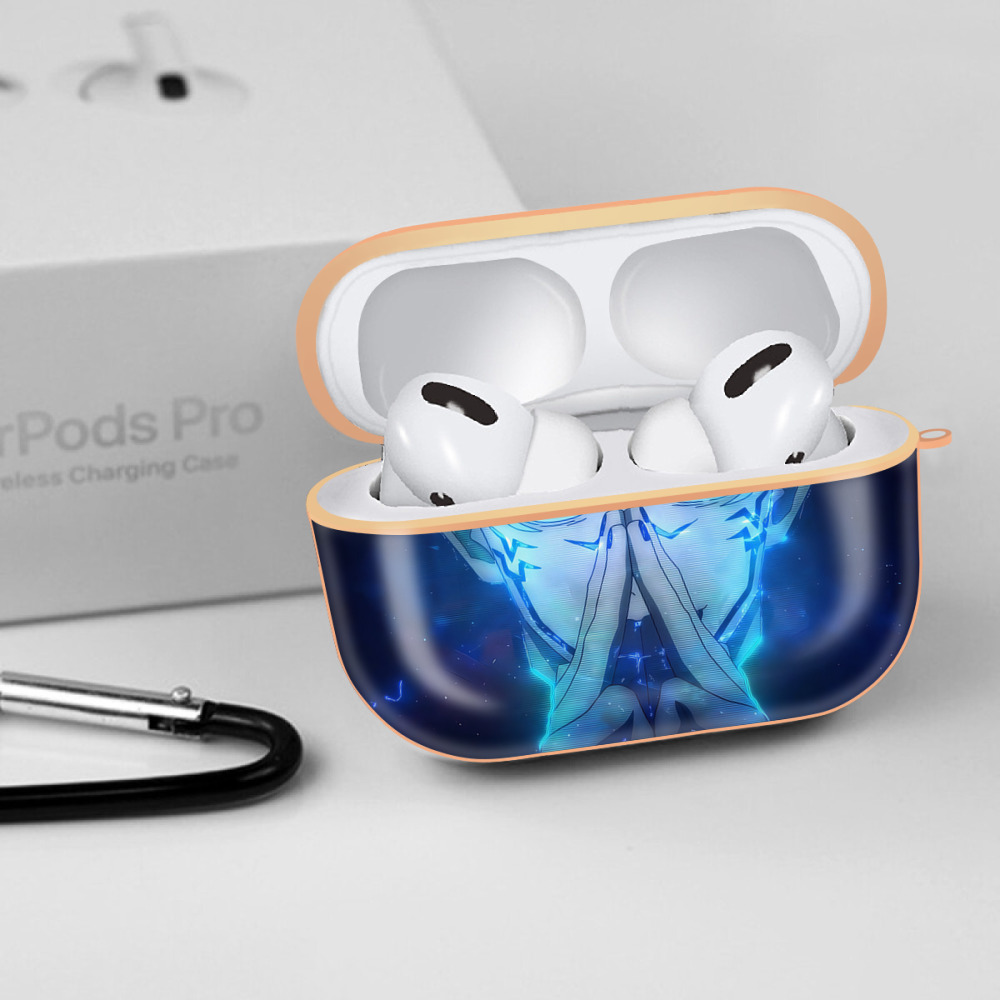 呪術廻戦 Jujutsu Kaisen 【AirPods Pro用】ハードシェル保護ケース｜耐衝撃・防指紋・カラビナ付き商品仕様