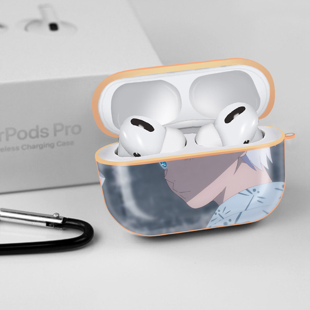 呪術廻戦 Jujutsu Kaisen 【AirPods Pro用】ハードシェル保護ケース｜耐衝撃・防指紋・カラビナ付き商品仕様