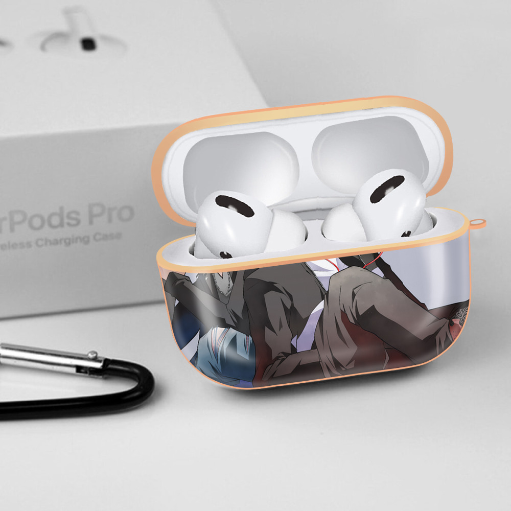 呪術廻戦 Jujutsu Kaisen 【AirPods Pro用】ハードシェル保護ケース｜耐衝撃・防指紋・カラビナ付き商品仕様