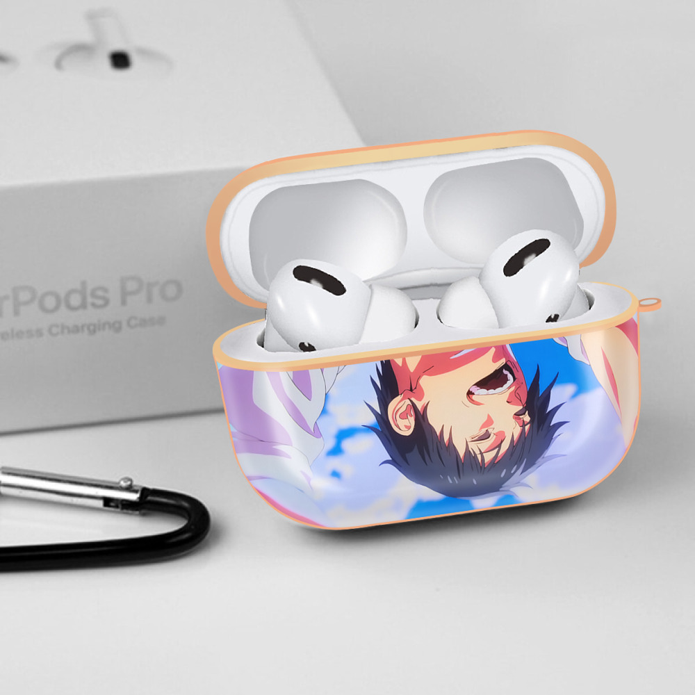 呪術廻戦 Jujutsu Kaisen 【AirPods Pro用】ハードシェル保護ケース｜耐衝撃・防指紋・カラビナ付き商品仕様
